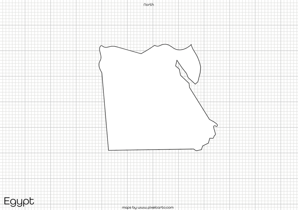 Egypt Printable Map