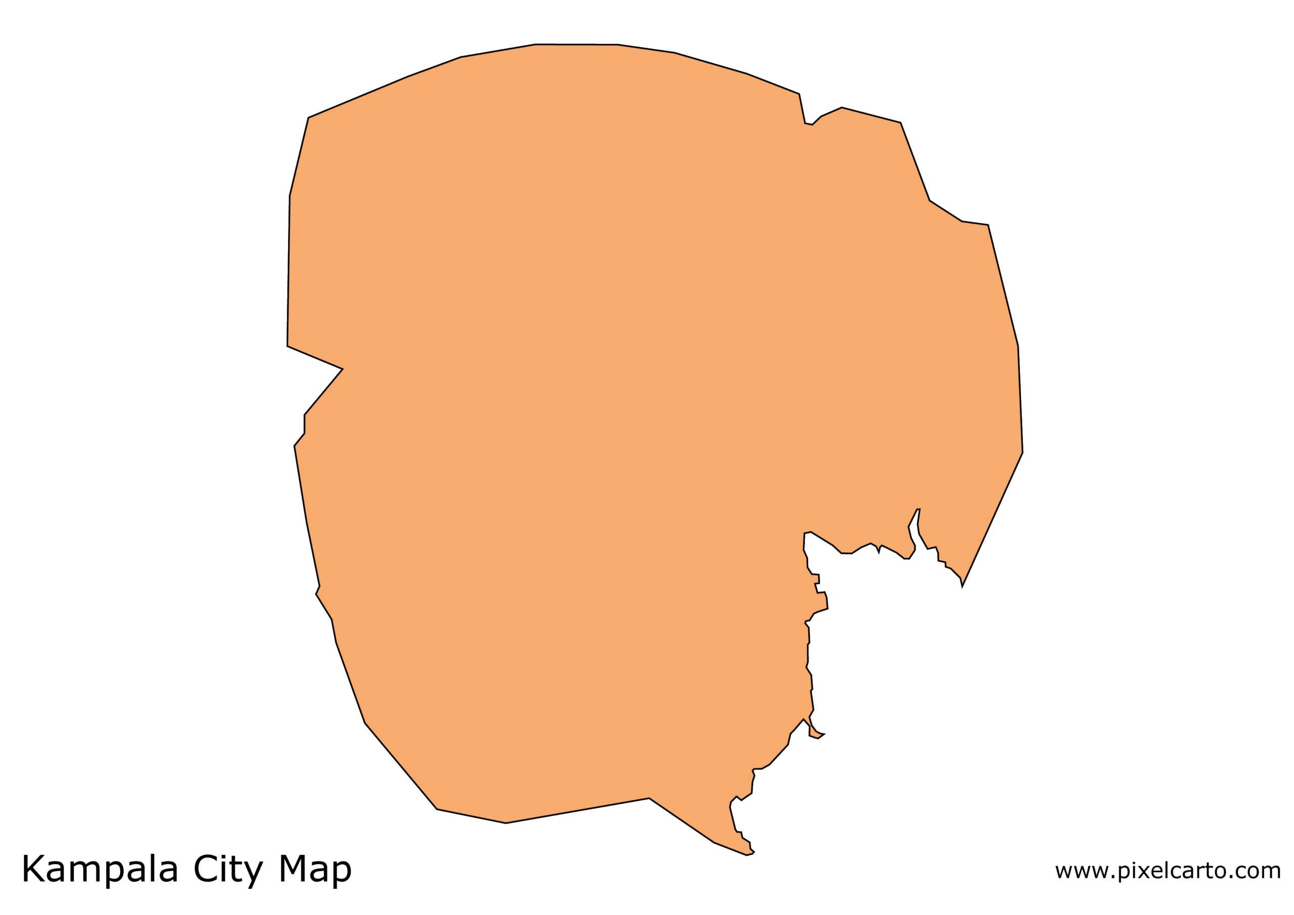 Kampala city map