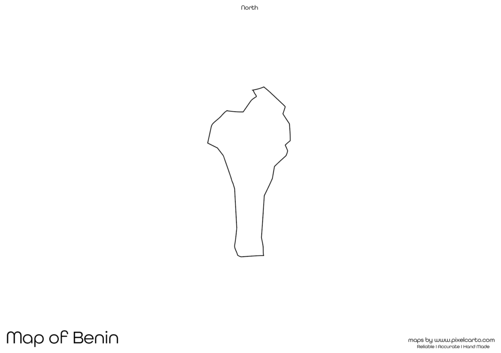 Map of Benin