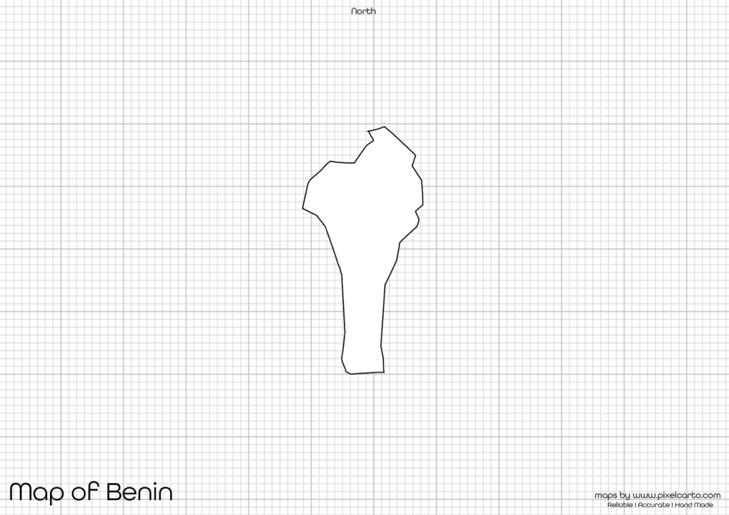 Map of Benin